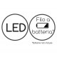 Filo luminoso 10 luci LED a batteria